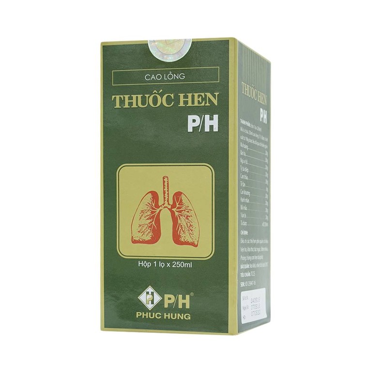 Cao lỏng thuốc hen P/H điều trị các thể hen phế quản (250ml)