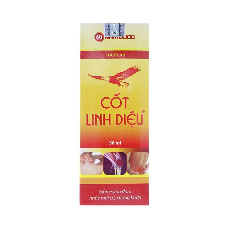 Thuốc xịt Cốt Linh Diệu Nam Dược giảm sưng đau, nhức mỏi cơ, xương khớp (50ml)
