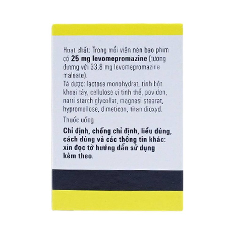 Thuốc Tisercin 25mg Egis điều trị loạn thần (1 lọ x 50 viên)