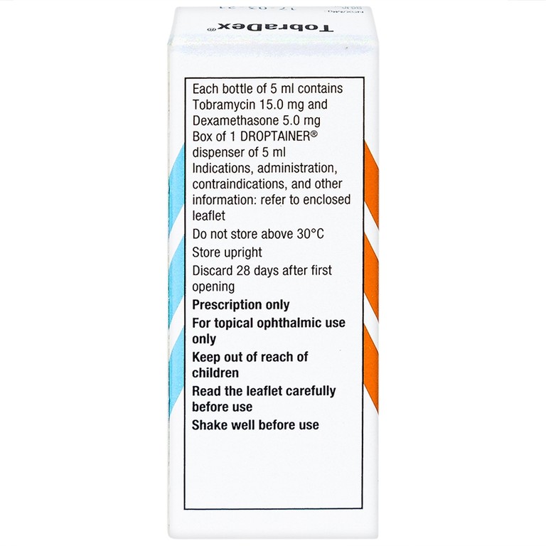 Hỗn dịch nhỏ mắt Tobradex điều trị tình trạng viêm ở mắt (5ml)