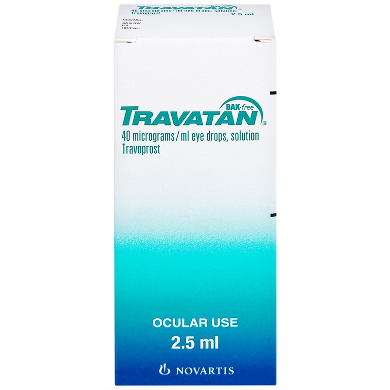 Thuốc nhỏ mắt Travatan Novartis làm giãn nhãn áp (2,5ml)