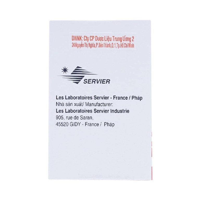 Thuốc Vastarel 20mg Servier điều trị đau thắt ngực (60 viên)