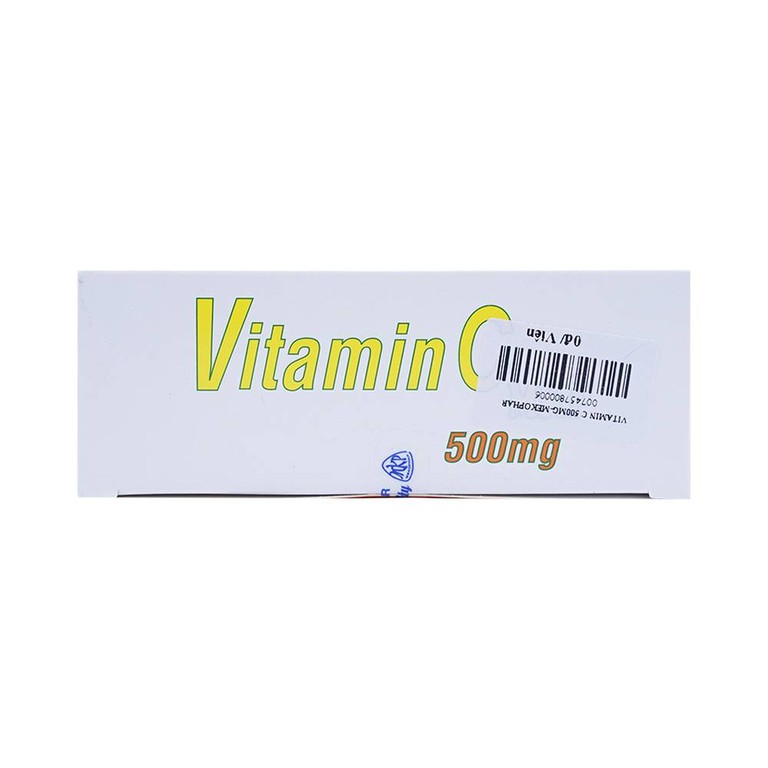 Thuốc Vitamin C MKP 500mg Mekophar phòng và điều trị bệnh Scorbut (20 vỉ x 10 viên)