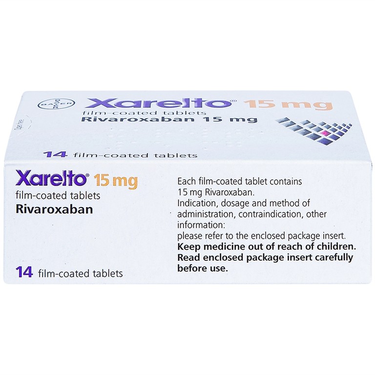 Thuốc Xarelto 15mg Bayer phòng ngừa thuyên tắc huyết khối tĩnh mạch (1 vỉ x 14 viên)