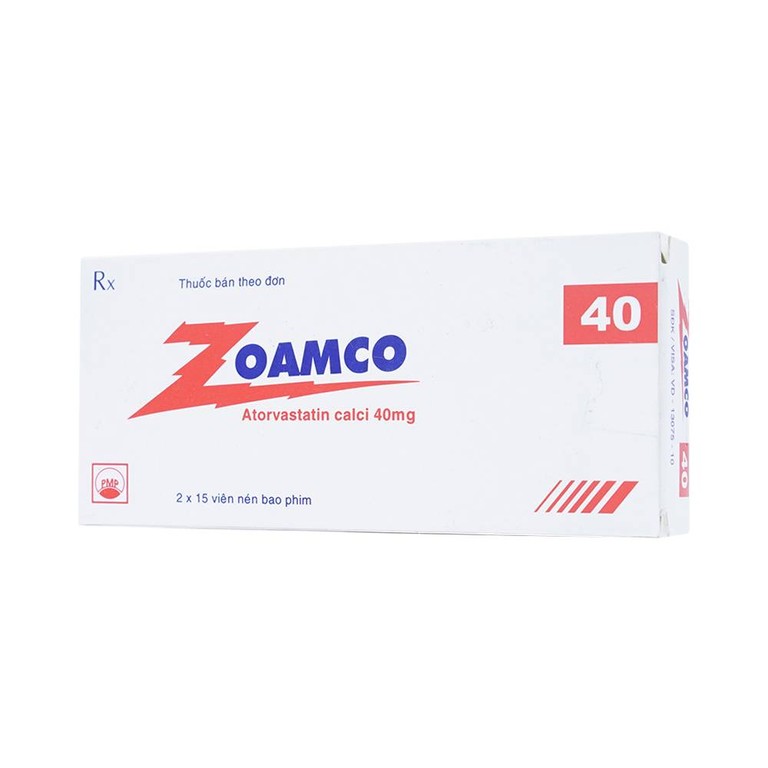 Thuốc Zoamco 40 Pymepharco điều trị rối loạn lipid máu (2 vỉ x 15 viên)