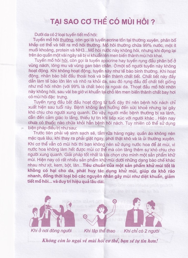 Xịt khử mùi Zuchi Hoa Linh ngăn ngừa hôi nách, hôi chân (20ml)