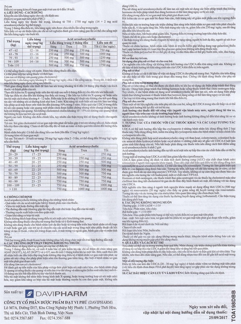 Thuốc Zuiver 300mg DaviPharm làm tan sỏi giàu cholesterol, điều trị sơ gan (3 vỉ x 10 viên)
