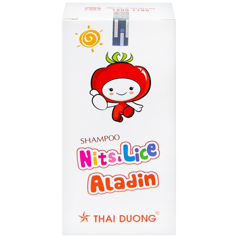 Dầu gội ngừa chấy Aladin Thái Dương (30g)