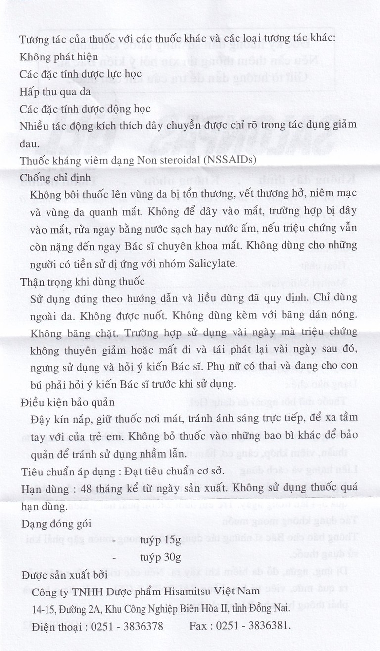  Gel Salonpas giảm đau, kháng viêm các cơn đau cơ, khớp (30g)