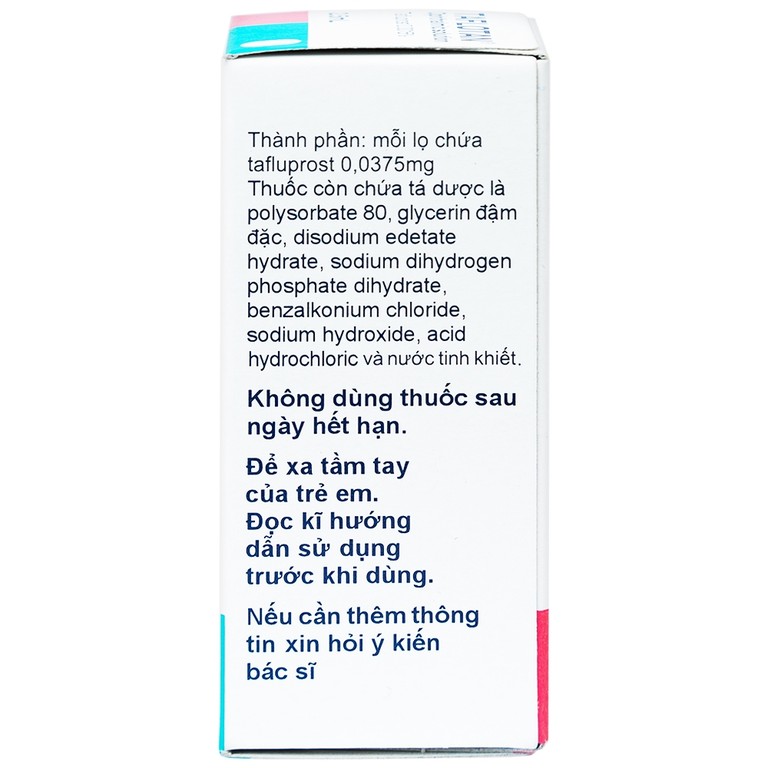 Thuốc nhỏ mắt Taflotan Santen làm giảm áp lực nội nhãn cao (2,5ml)