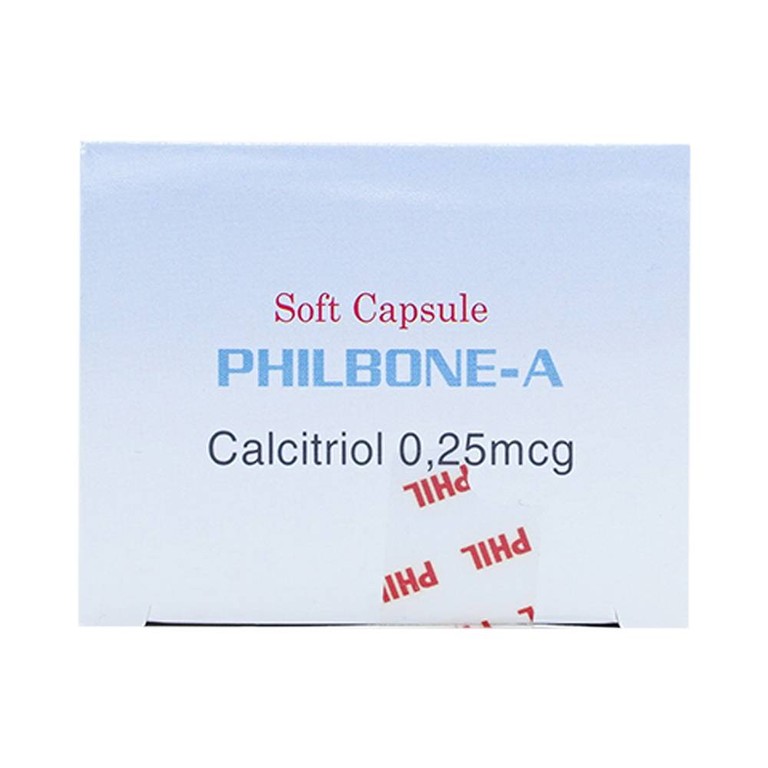 Thuốc Philbone-A Phil điều trị loãng xương, bệnh còi xương (5 vỉ x 10 viên)