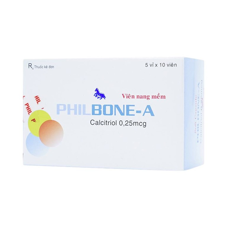 Thuốc Philbone-A Phil điều trị loãng xương, bệnh còi xương (5 vỉ x 10 viên)