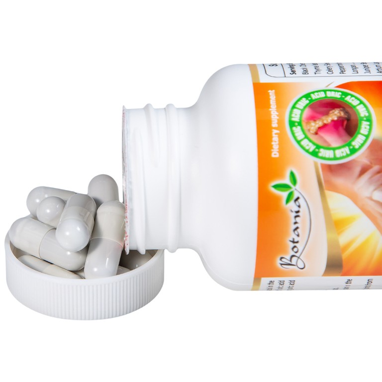 Viên uống BoniGut Botania giảm nồng độ acid uric trong máu, hỗ trợ điều trị bệnh gout (60 viên)