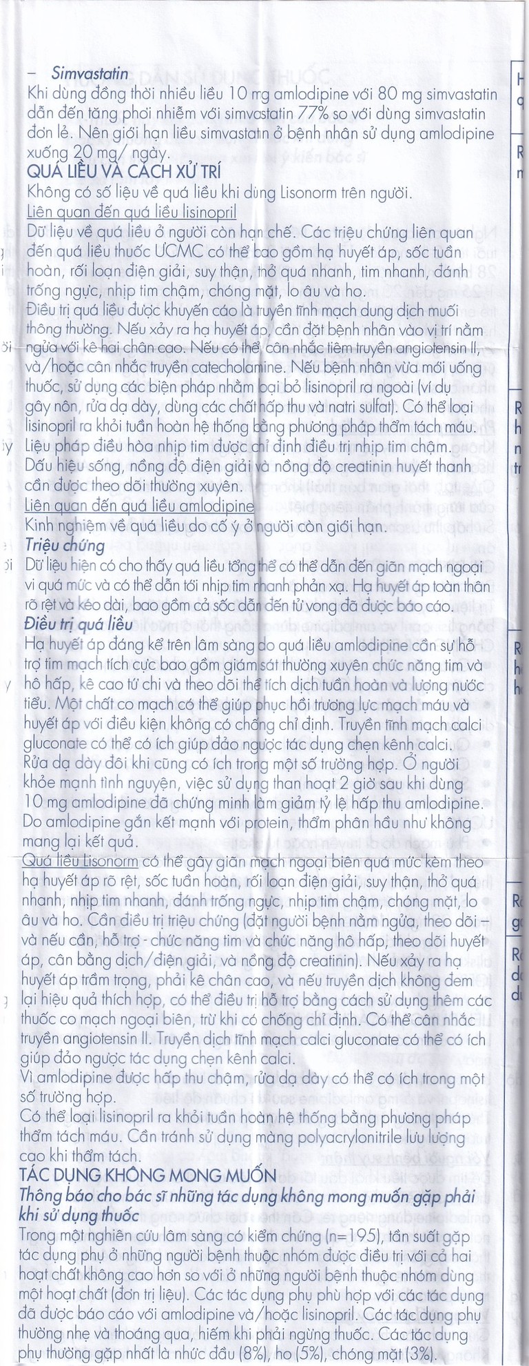 Viên nén Lisonorm Gedeon điều trị tăng huyết áp vô căn (3 vỉ x 10 viên)