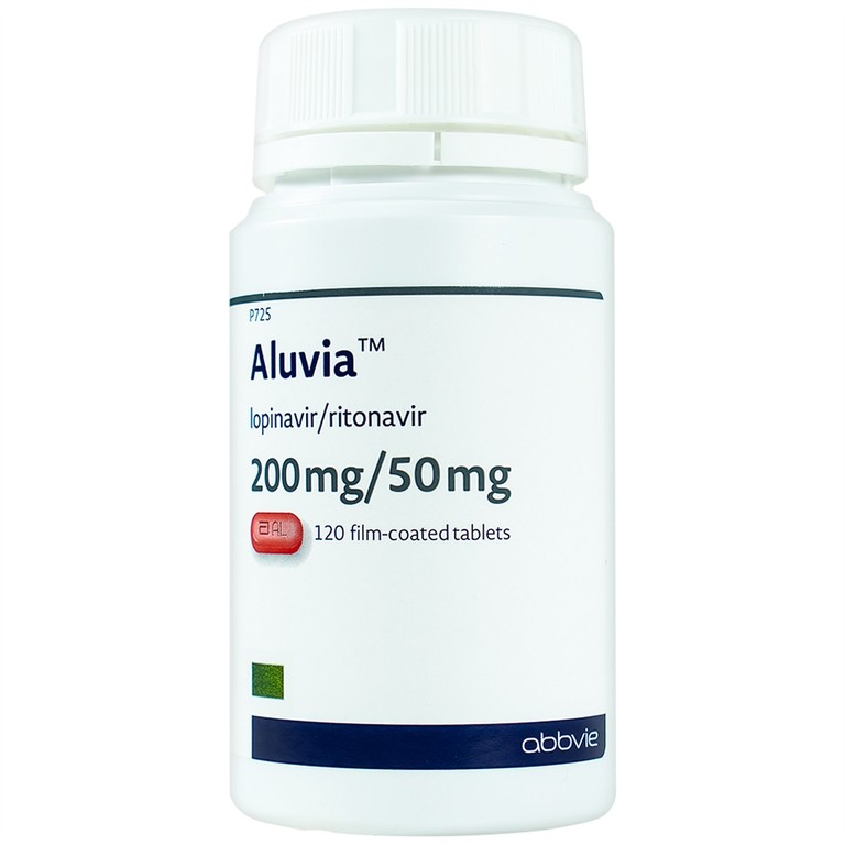 Thuốc Aluvia 200mg/50mg Abbott hỗ trợ điều trị nhiễm HIV-1 (120 viên)