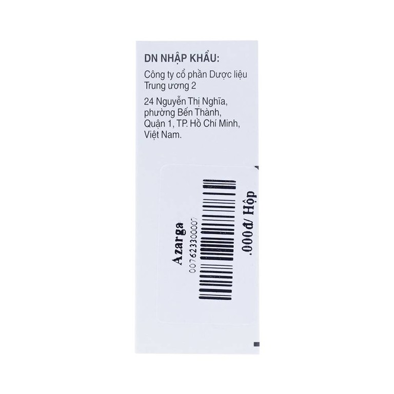 Thuốc nhỏ mắt Azarga Alcon giảm áp lực nội nhãn (5ml)