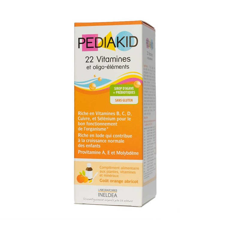 Siro Pediakid 22 Vitamines bổ sung Vitamin và khoáng chất (125ml)