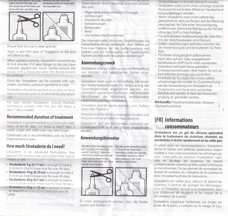 Gel Strataderm giúp cải thiện tình trạng sẹo lồi, sẹo xấu, sẹo lâu năm (5g)