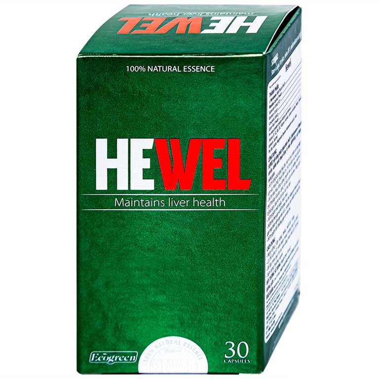 Viên uống Hewel Ecogreen hỗ trợ tăng khả năng thải độc, bảo vệ gan (30 viên)