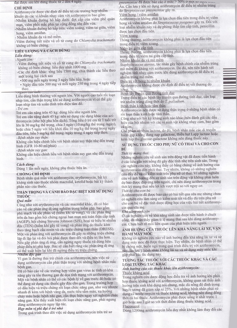 Thuốc Garosi Bluepharma điều trị nhiễm khuẩn (1 vỉ x 3 viên)