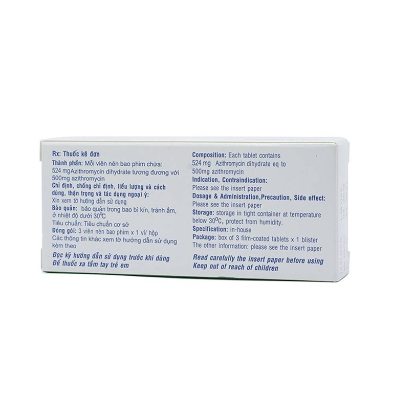 Thuốc Garosi Bluepharma điều trị nhiễm khuẩn (1 vỉ x 3 viên)
