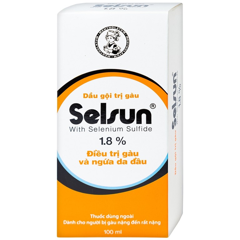 Dầu gội trị gàu Selsun 1,8% Rohto điều trị gàu và ngứa da đầu (100ml)