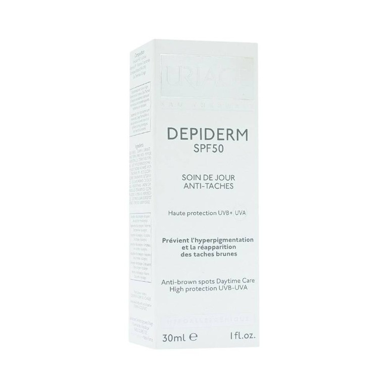 Kem chăm sóc da ban ngày ngăn ngừa nám, tàn nhang Uriage Depiderm SPF50 (30ml)