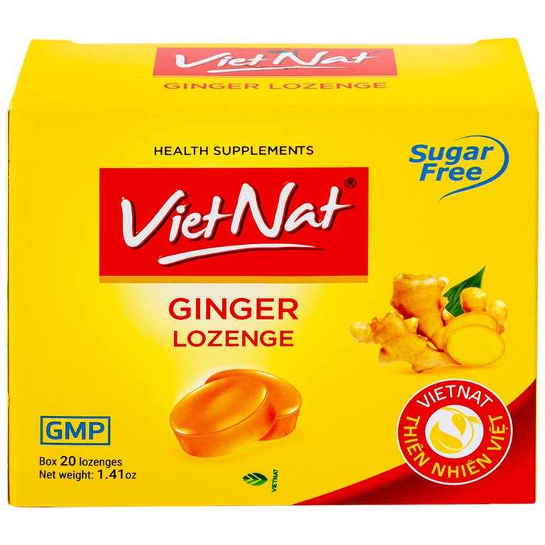 Kẹo Ngậm Ho Vị Gừng Vietnat (20 viên)