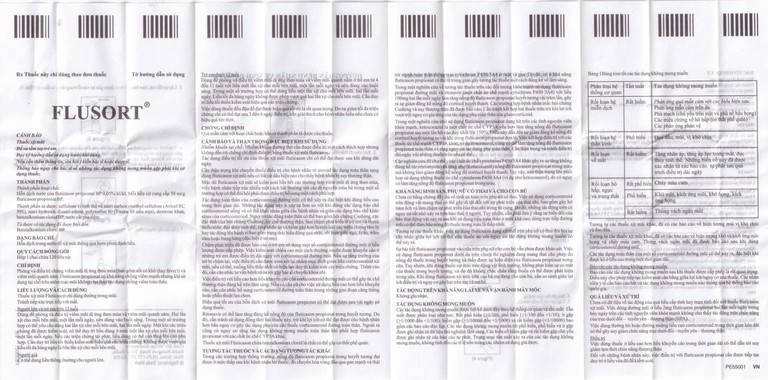 Xịt mũi Flusort 50mcg/liều Glenmark điều trị viêm mũi dị ứng theo mùa, viêm mũi quanh năm (120 liều)