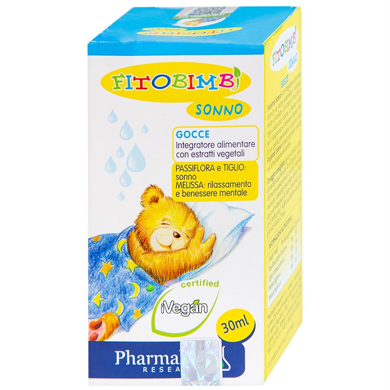 Dung dịch Fitobimbi Sonno Pharmalife hỗ trợ cải thiện giấc ngủ (30ml)
