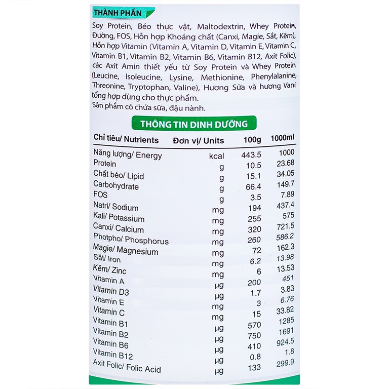 Sữa bột Nepro 1 VitaDairy bổ sung dinh dưỡng giảm protein dành cho người bệnh thận (400g)