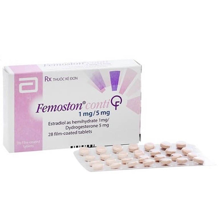 Thuốc Femoston Conti 1mg/5mg Abbott điều trị thiếu hụt estrogen (1 vỉ x 28 viên)