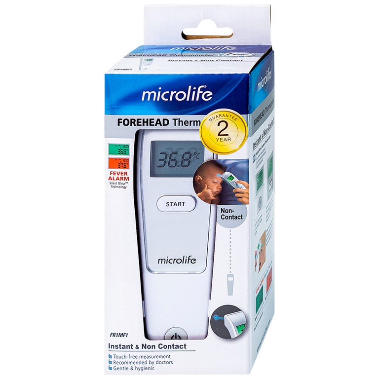 Nhiệt kế hồng ngoại Microlife FR1MF1 đo không chạm, nhanh, an toàn và chính xác