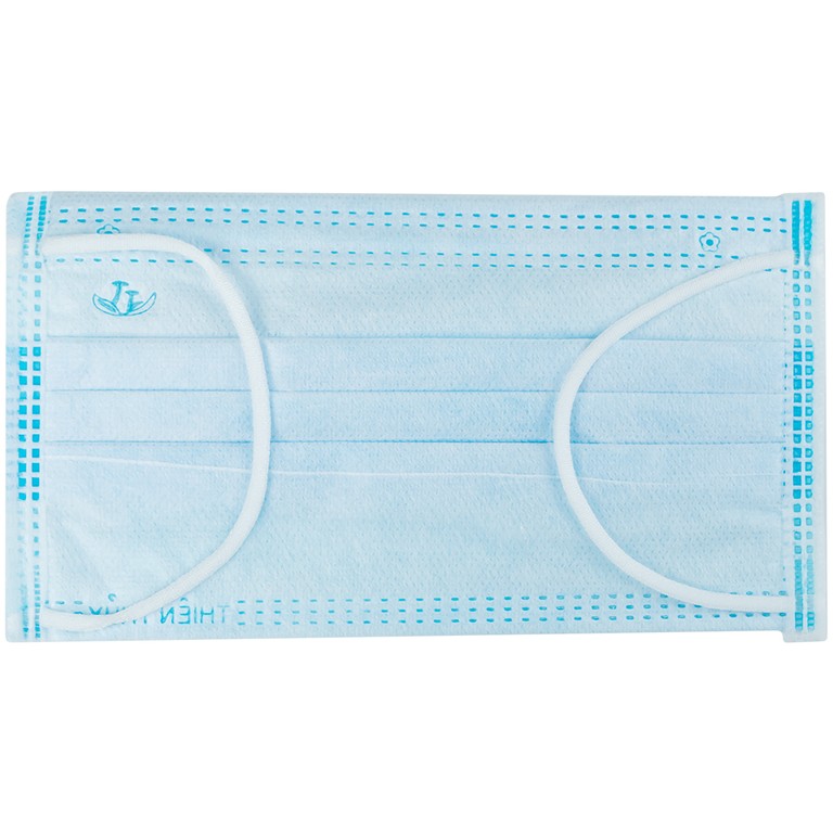Khẩu trang y tế Thiên Thủy 4 lớp hỗ trợ ngăn khói, bụi, kháng khuẩn (50 cái)