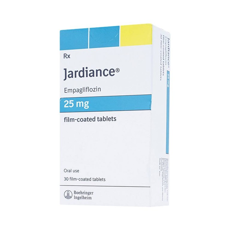 Viên nén Jardiance 25mg Boehringer điều trị đái tháo đường típ 2 (3 vỉ x 10 viên)