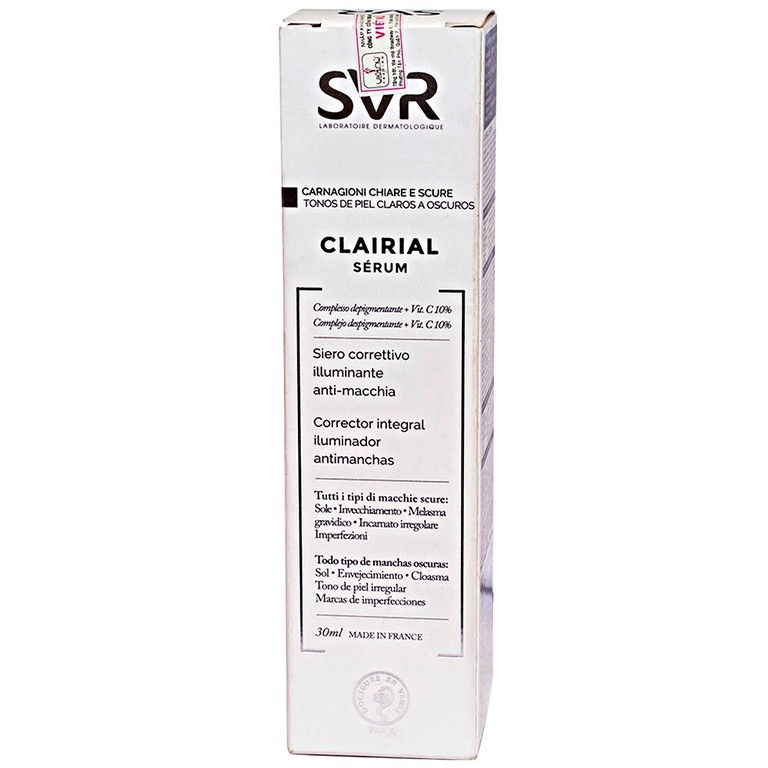 Tinh chất SVR Clairial Serum làm mờ các vết sạm, nám và đốm nâu trên bề mặt da (30ml)