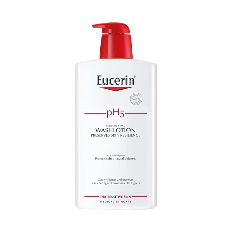 Sữa tắm Eucerin pH5 WashLotion Preserves Skin Resilience dành cho da nhạy cảm (1000ml)