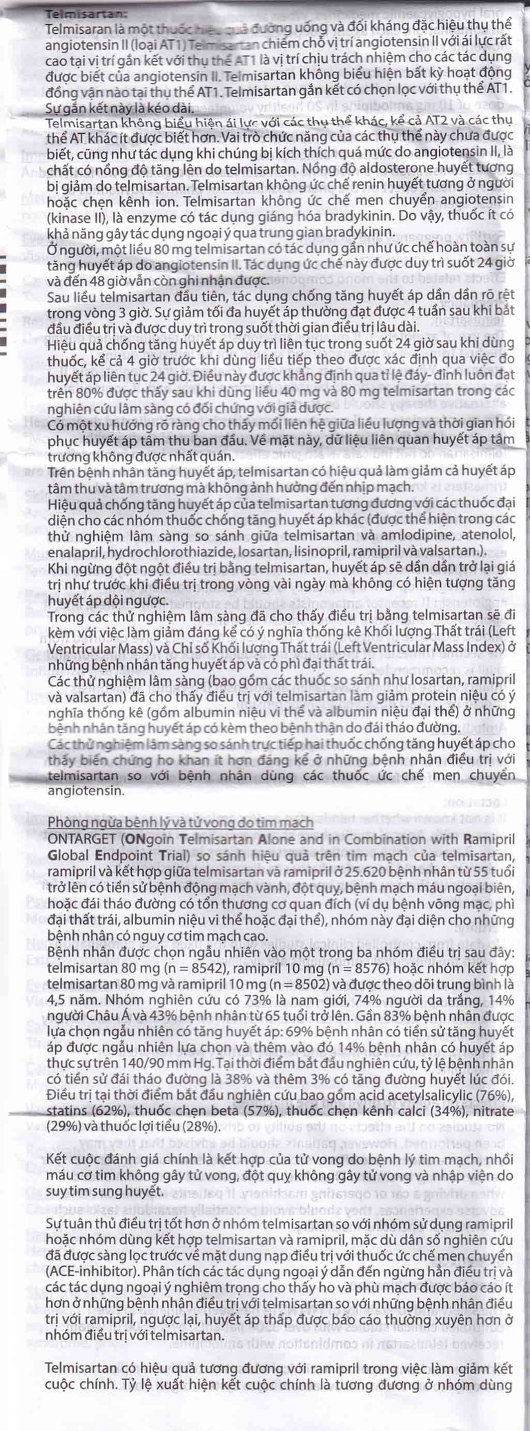 Thuốc Twynsta 80mg/5mg Boehringer điều trị tăng huyết áp vô căn (14 vỉ x 7 viên)