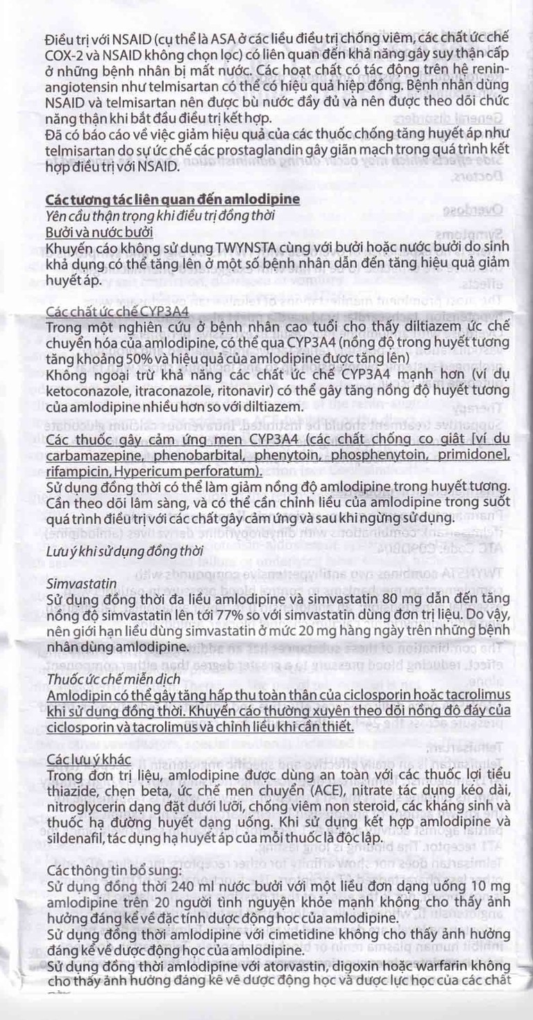 Thuốc Twynsta 80mg/5mg Boehringer điều trị tăng huyết áp vô căn (14 vỉ x 7 viên)