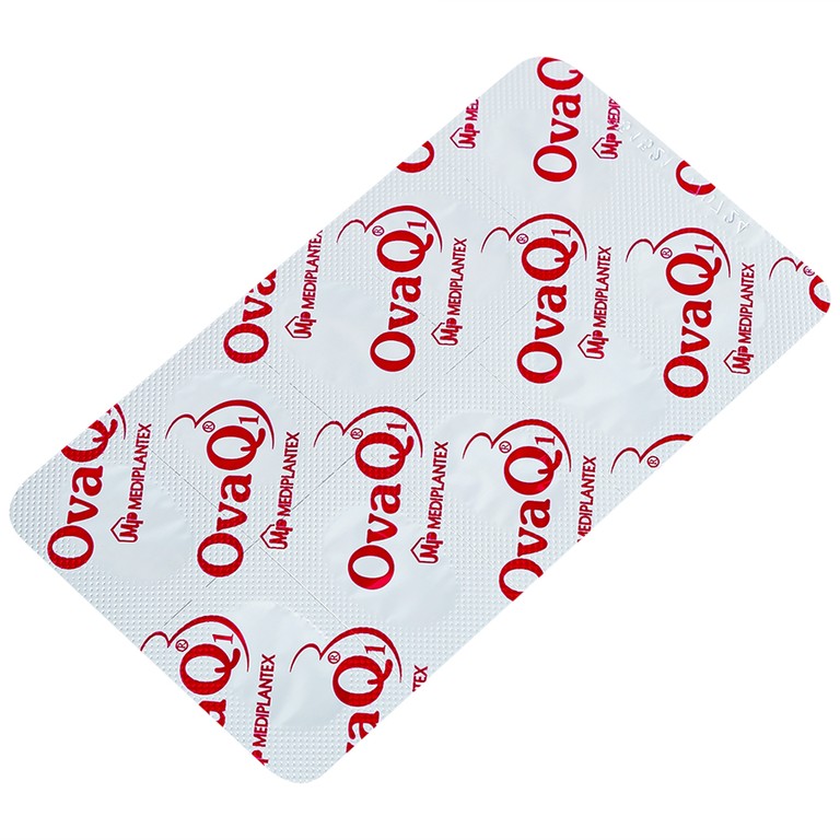 Viên uống OvaQ1 hỗ trợ bổ sung Myo Inositol, Acid folic và các chất cần thiết cho phụ nữ trước khi mang thai (3 vỉ x 10 viên)