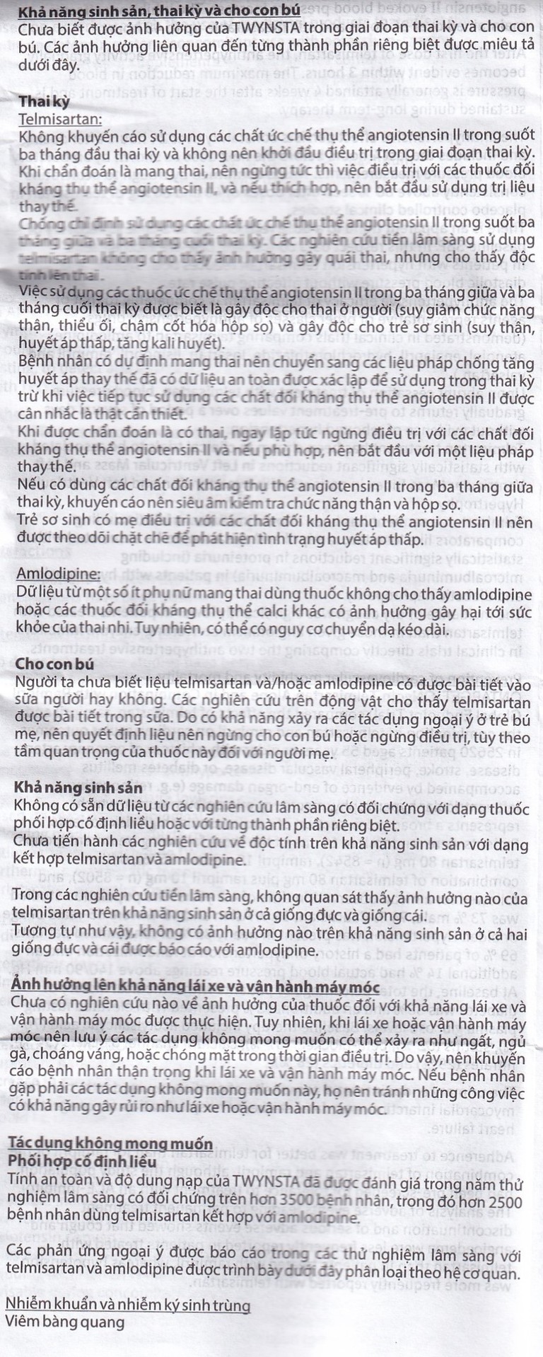 Thuốc Twynsta 40mg/5mg Boehringer điều trị tăng huyết áp vô căn (14 vỉ x 7 viên)