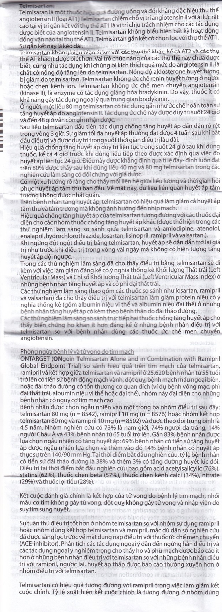 Thuốc Twynsta 40mg/5mg Boehringer điều trị tăng huyết áp vô căn (14 vỉ x 7 viên)