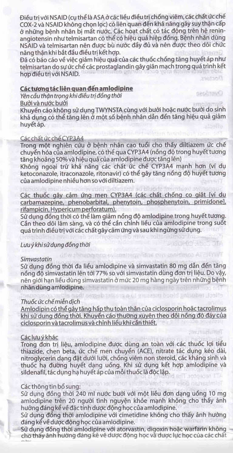 Thuốc Twynsta 40mg/5mg Boehringer điều trị tăng huyết áp vô căn (14 vỉ x 7 viên)