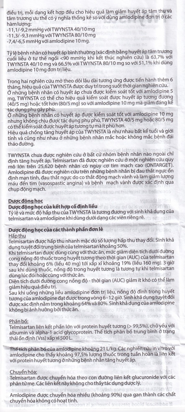 Thuốc Twynsta 40mg/5mg Boehringer điều trị tăng huyết áp vô căn (14 vỉ x 7 viên)