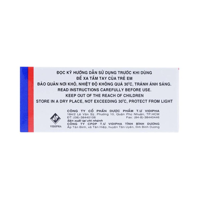 Thuốc Augxicine 250mg/31.25mg Vidipha điều trị viêm amidan, viêm xoang (10 gói x 0.8g)