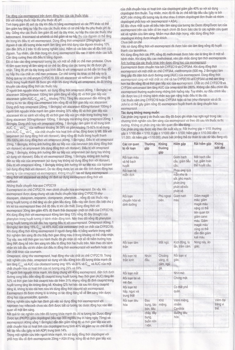 Thuốc Emanera 20mg KRKA điều trị trào ngược dạ dày thực quản (4 vỉ x 7 viên)