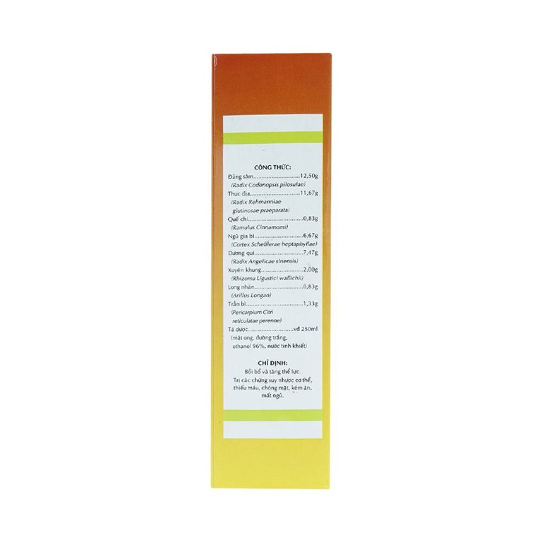 Siro Sâm Qui Đại Bổ OPC bổ dưỡng khí quyết (250ml)