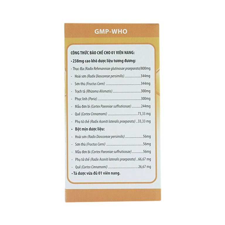 Thuốc Bát Vị-F Fito ích thận khí, bổ mệnh môn hỏa (40 viên)