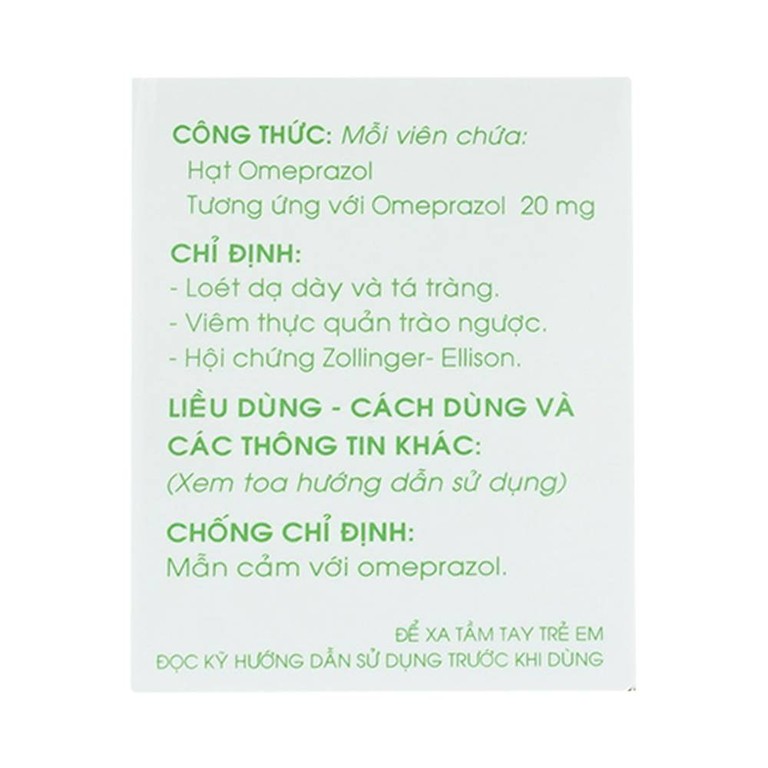 Thuốc Dafrazol  Traphaco điều trị và phòng ngừa loét dạ dày tá tràng, viêm thực quản trào ngược (14 viên)