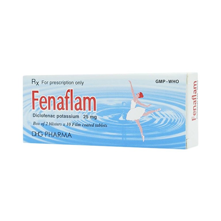 Thuốc Fenaflam DHG điều trị các tình trạng viêm đau cấp tính (2 vỉ x 10 viên)